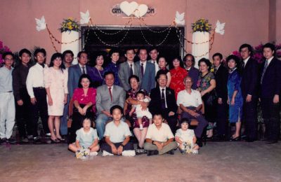 楊柳江夫婦結婚五十週年的全家福（1989）