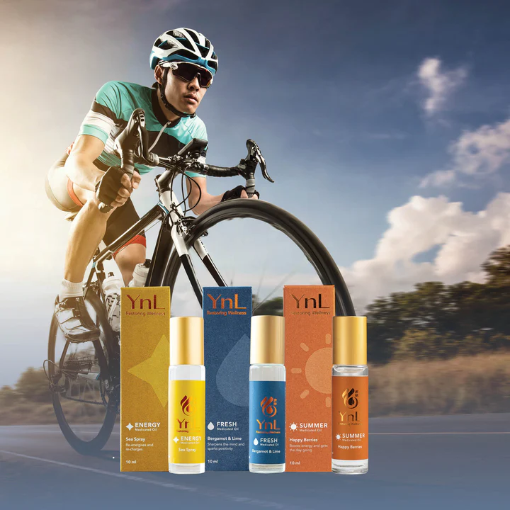 YnL Active & Energized Bundle aromatherapy oil made in Singapore botanical wellness set