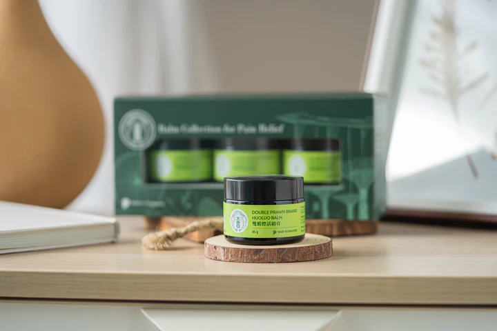 Double Prawn HuoLuo Balm for muscle and joint pain relief